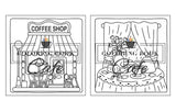 Cozy Corners Colouring Book
