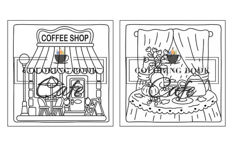 Cozy Corners Colouring Book