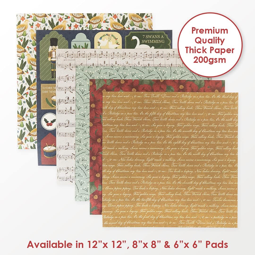 First Edition 6x6 Paper Pad - 12 Days of Christmas