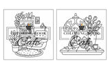Cozy Corners Colouring Book