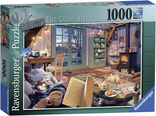 My Haven No 6 The Cosy Shed 1000 Piece Jigsaw