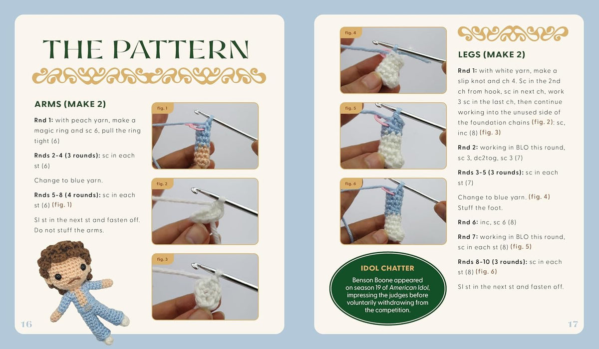 Unofficial Benson Boone Book & Crochet Kit