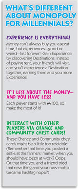 Monopoly Millennial Edition Board Game