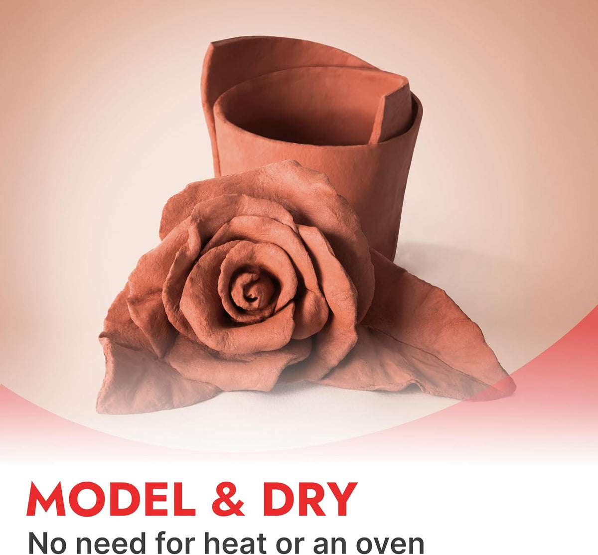 DAS Modelling Clay - Terracotta