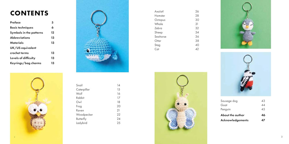 Mini Amigurumi Bag Charms Book