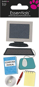 Essentials Sticker Sheet - Computer