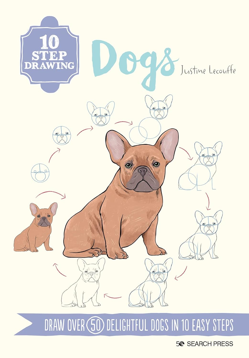 10 Step Drawing: Dogs Book