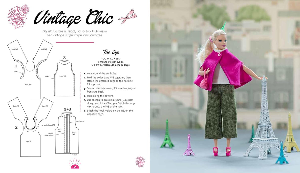 Sewing Clothes for Barbie Revised Edition Book