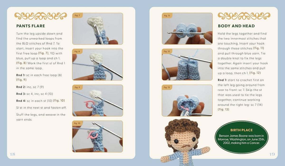 Unofficial Benson Boone Book & Crochet Kit