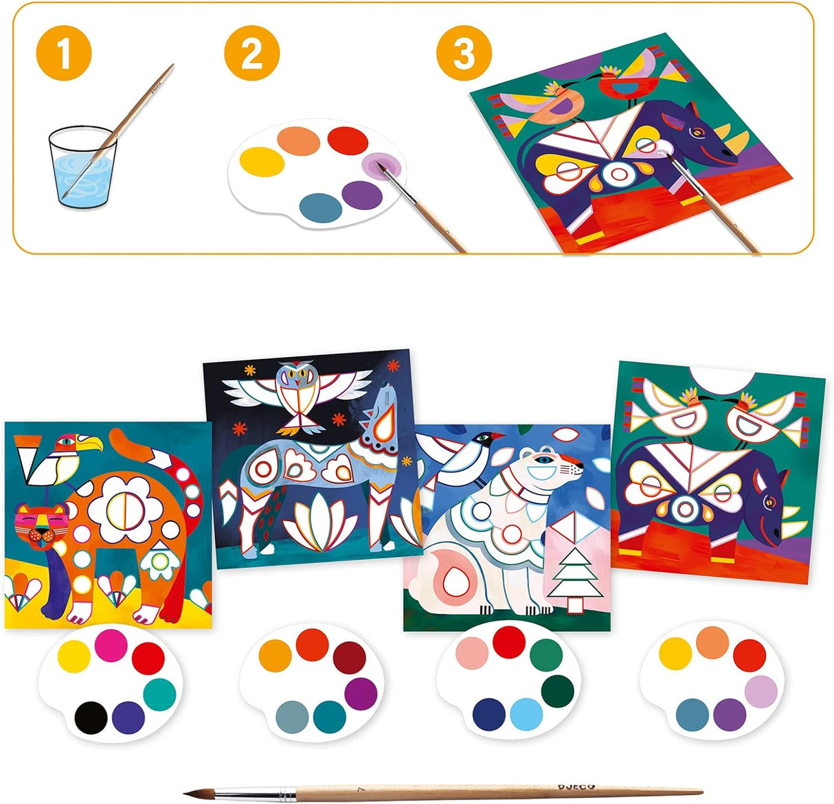 Djeco Fanciful Painting Set