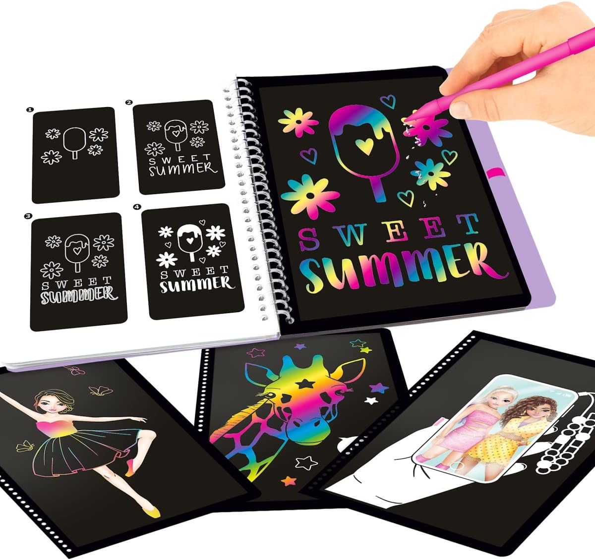 TOPModel Magic-Scratch Book