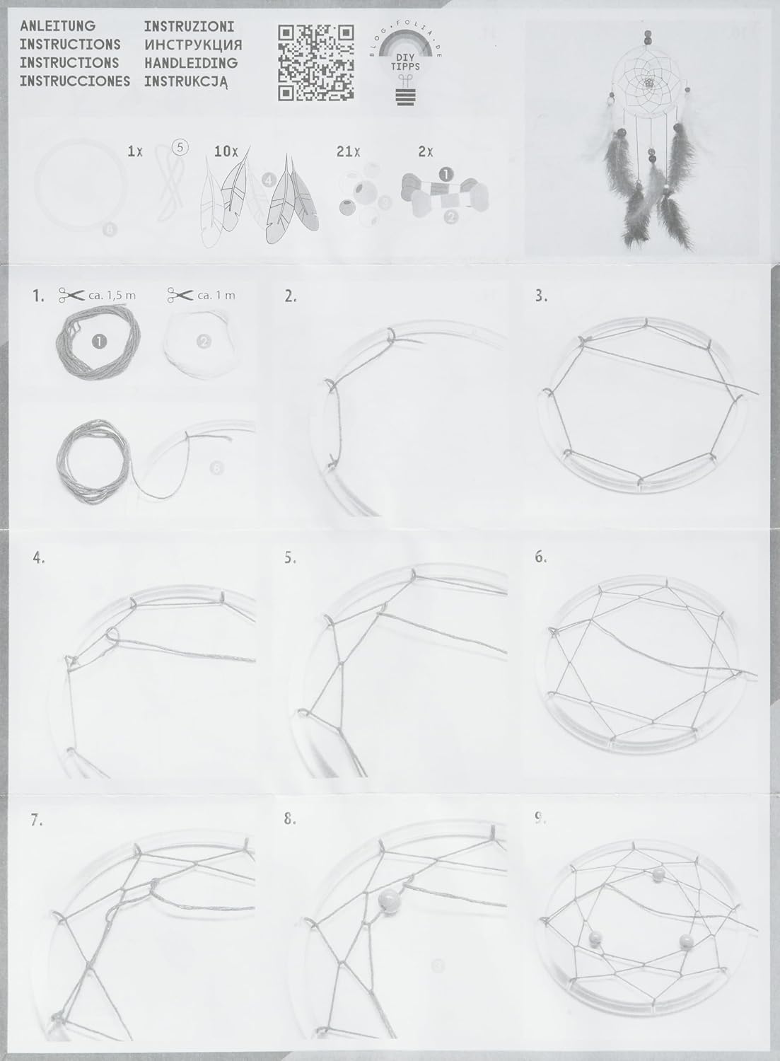 Craft Kit - Dreamcatcher Girly