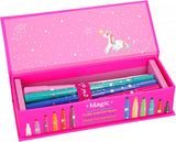 Duo Fibre Tip Pens Magic 11 Fibre-Tip Pens with a Round and a Flat Brush Tip 