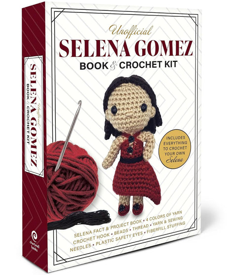 Unofficial Selena Gomez Book & Crochet Kit