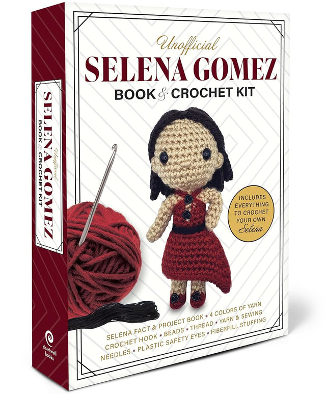 Unofficial Selena Gomez Book & Crochet Kit