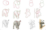 How to Draw: Baby Animals Book