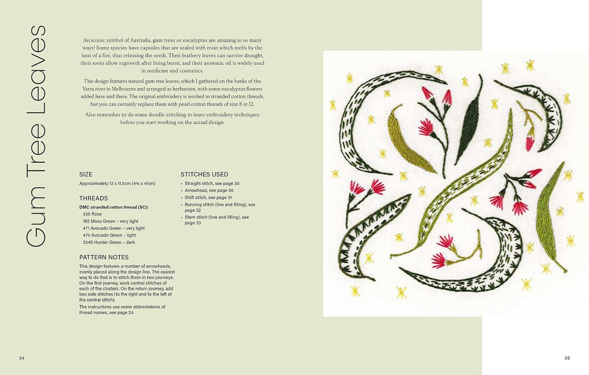 Modern Crewel Embroidery for Beginners Book