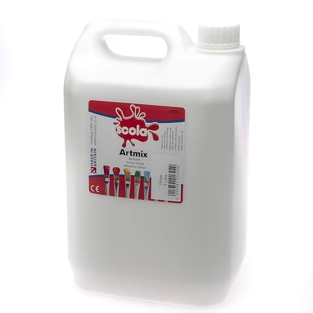 Scola 5 Litre White Ready Mix Paint