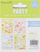 Dovecraft Sticker Book - Party (114 Pcs)