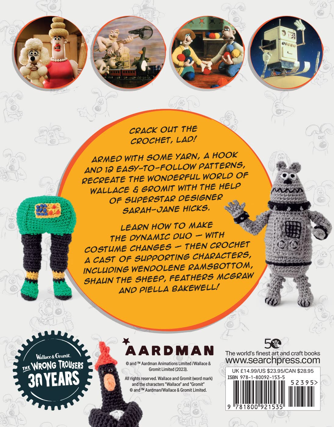 Wallace & Gromit Cracking Crochet Book