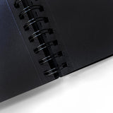 Elements Wire-O Black Sketch Book Black Paper Portrait - A3