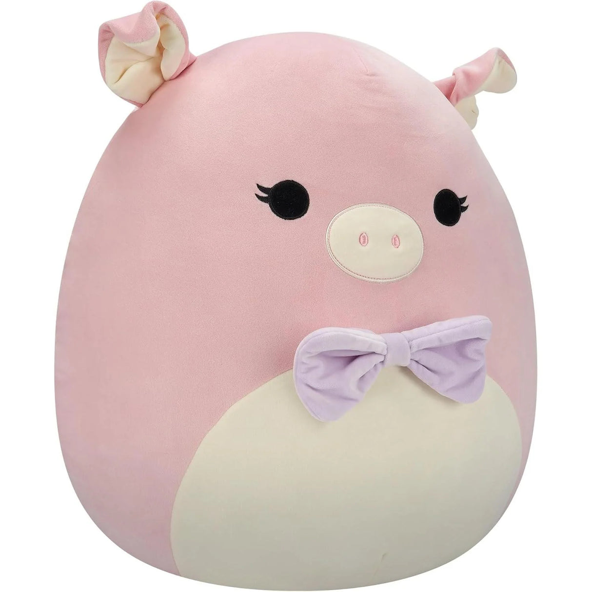Squishmallows 20 Inch - Hettie the Pink Pig with Purple Bowtie