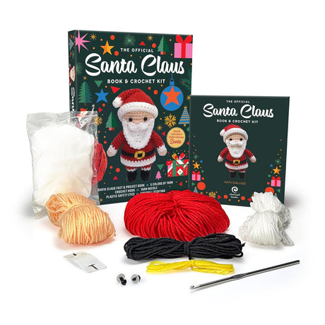 Official Santa Claus Book & Crochet Kit