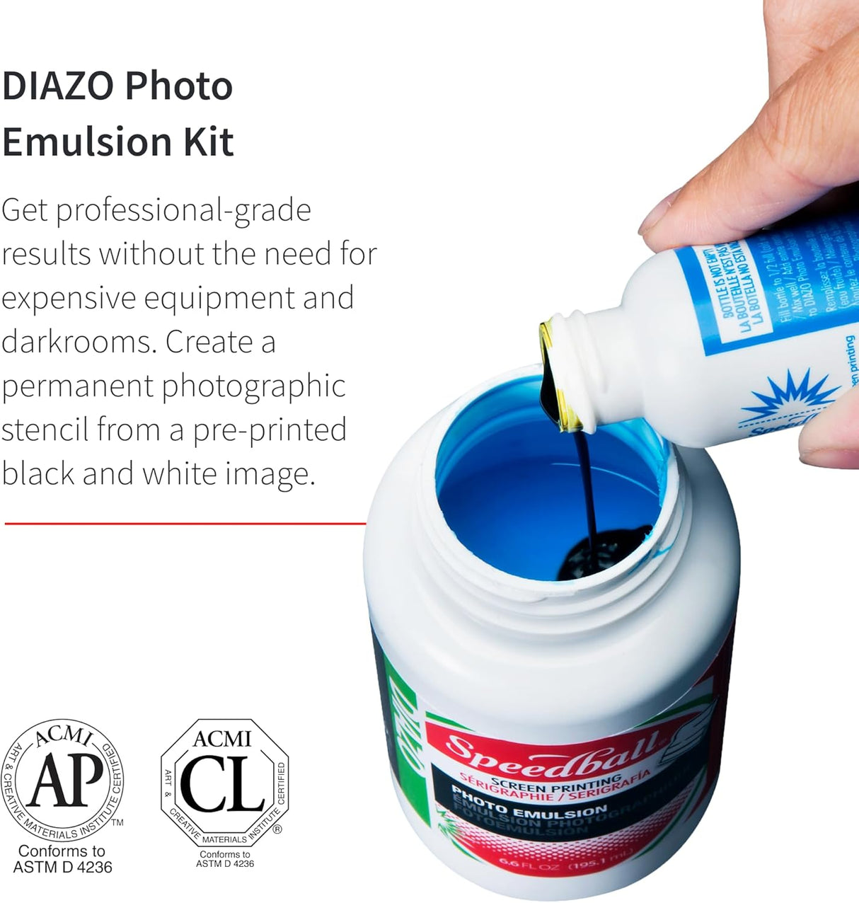 Speedball Diazo Photo Emulsion + Sensitizer Set