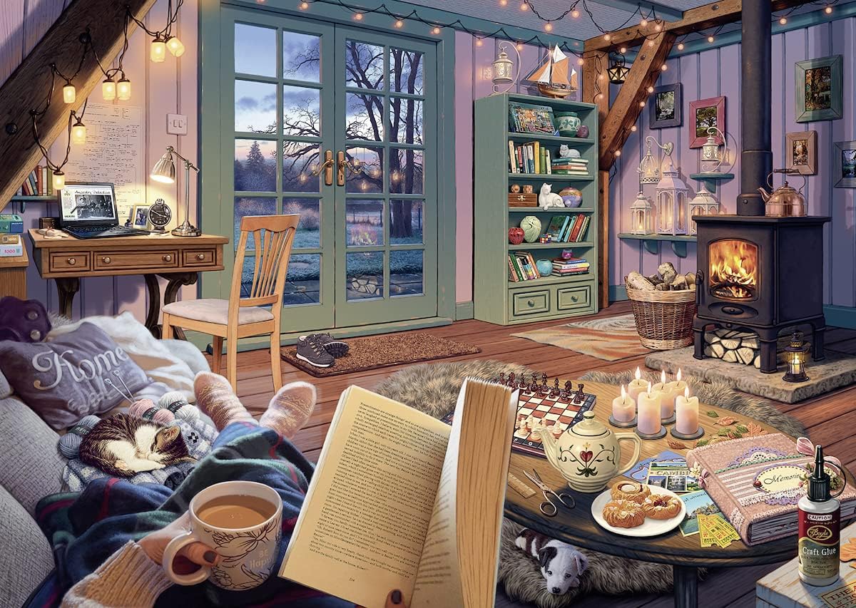 My Haven No 6 The Cosy Shed 1000 Piece Jigsaw