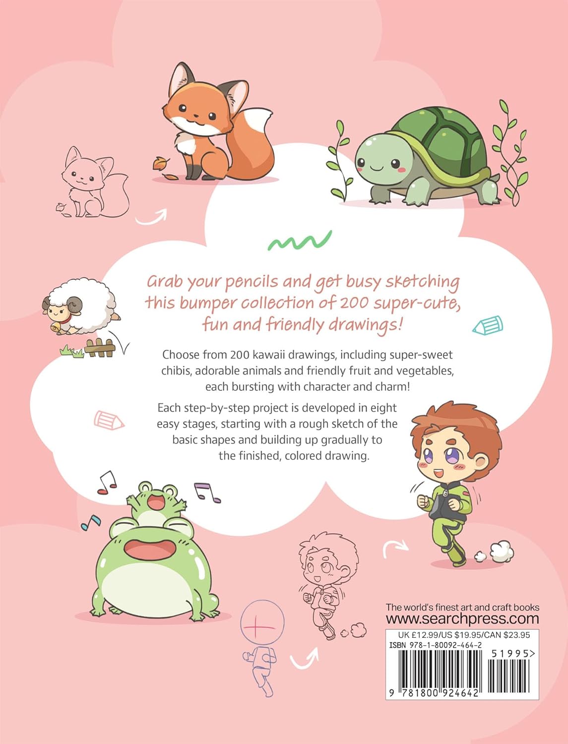 200 Cute Things to Draw Book