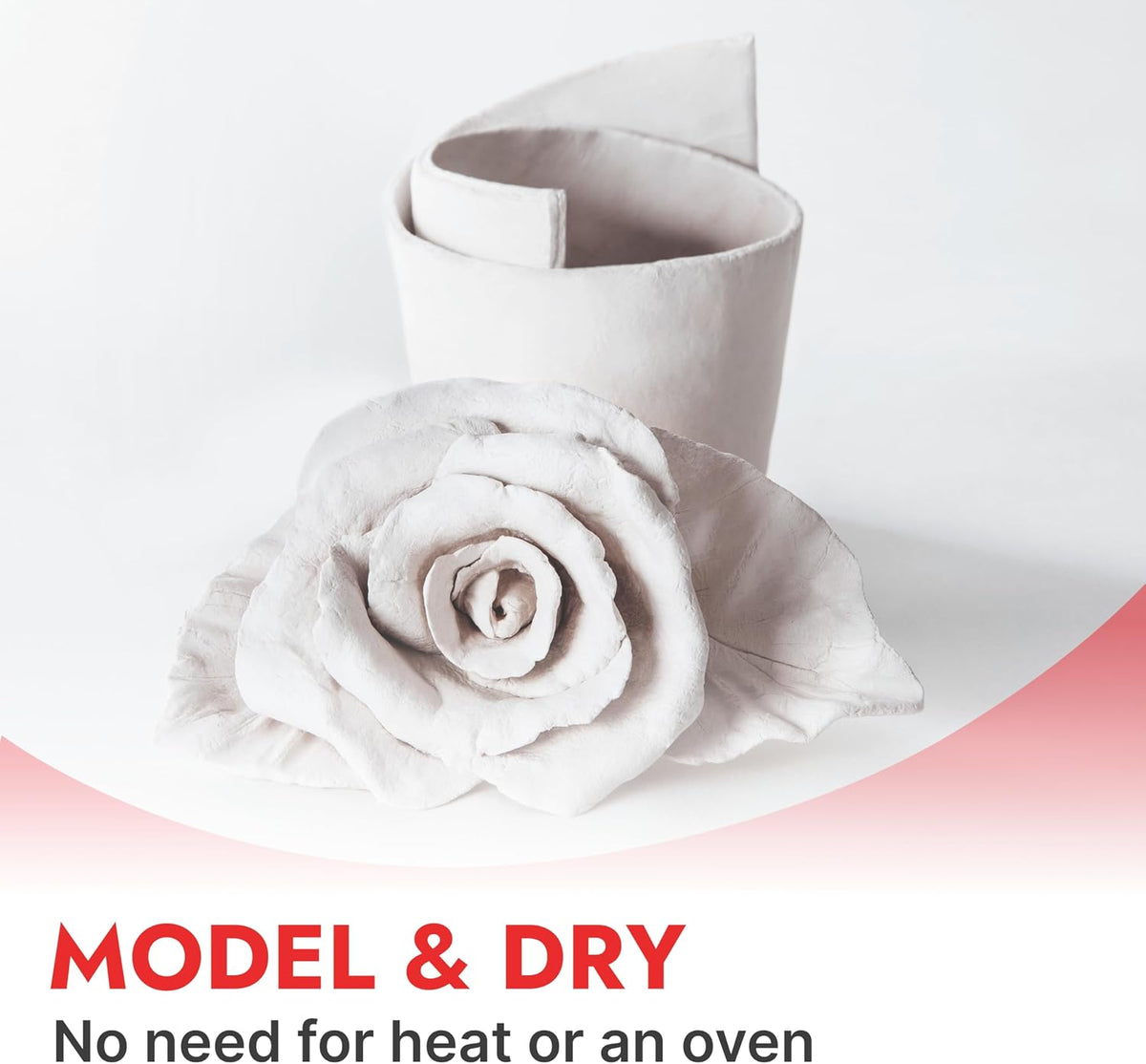 DAS Modelling Clay 500g - White