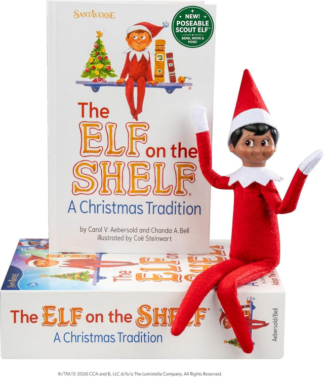 The Elf on the Shelf - Poseable Scout Elf Boy Brown Eyes