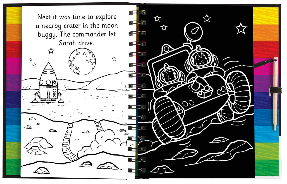 Scratch and Draw Book Space
