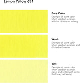 Daler Rowney System3 Lemon Yellow 500ml Acrylic Paint Tube 