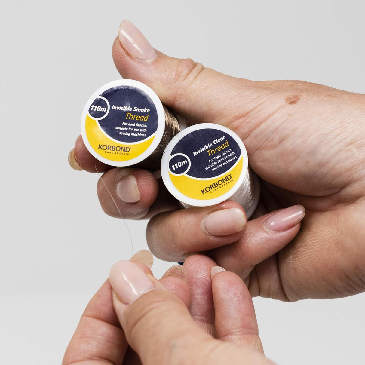 Korbond Invisible Threads Clear & Smoke (2x110m)