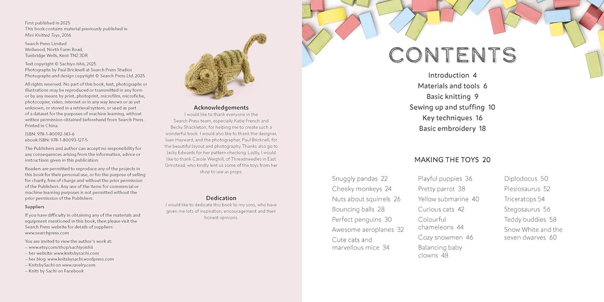 Knit Mini Toys Book