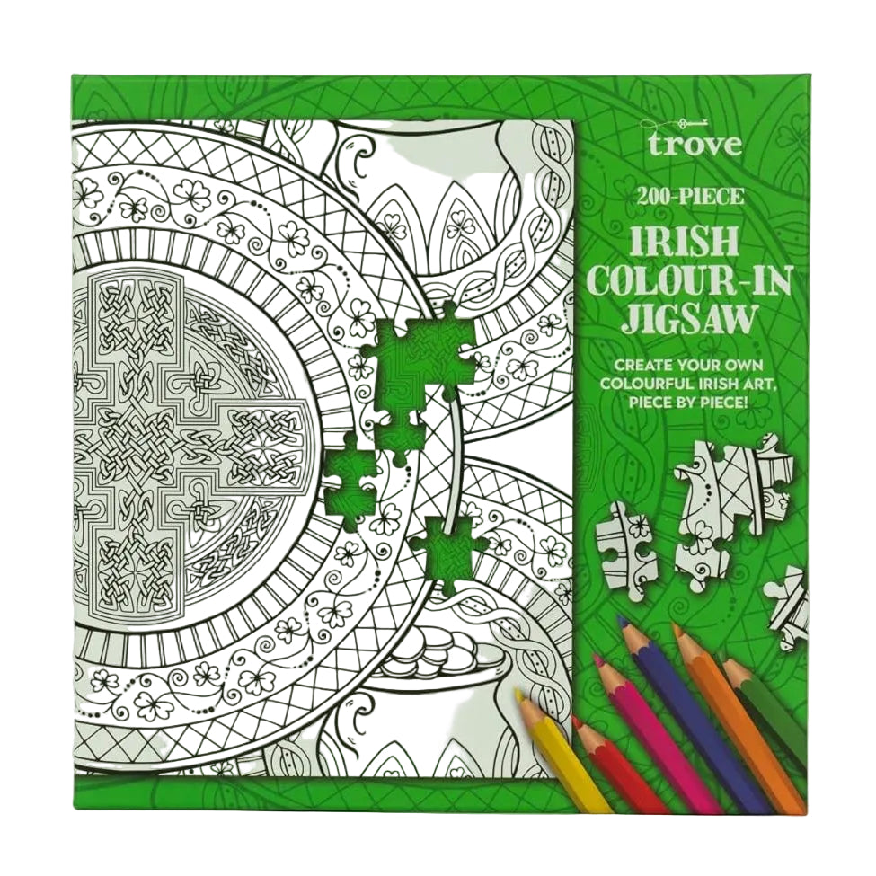 200-Piece Colour-In Jigsaw Puzzle - Irish