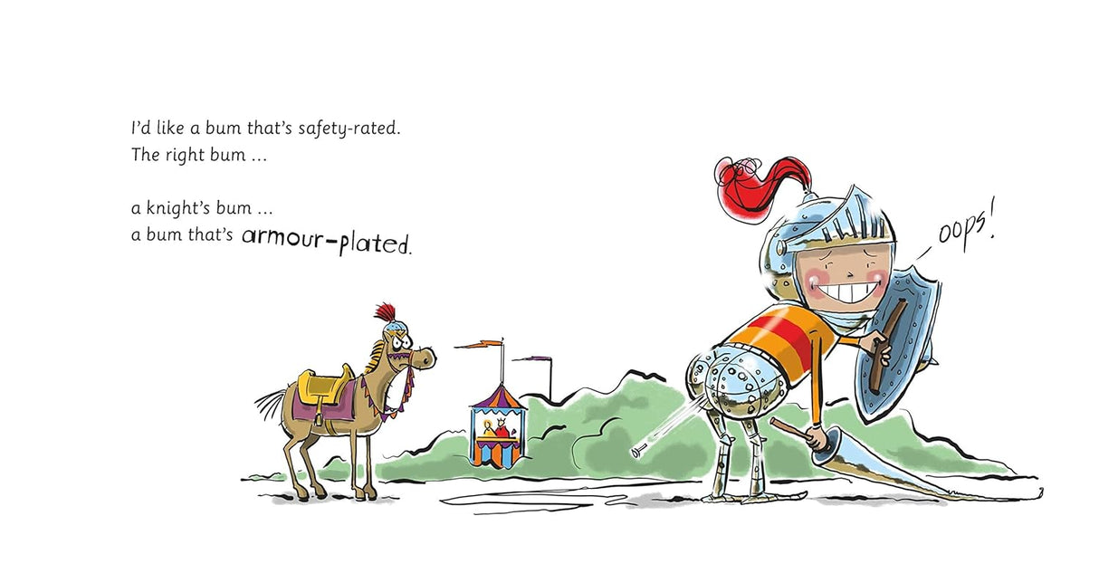 I Need a New Bum! Book by Dawn McMillan & Ross Kinnaird