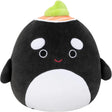 Squishmallows 7.5 Inch - Kai the Black Sushi Orca Whale