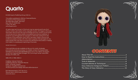 Unofficial Ozzy Osbourne Book & Crochet Kit