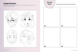 Draw Manga Faces and Heads and Hairstyles Book.