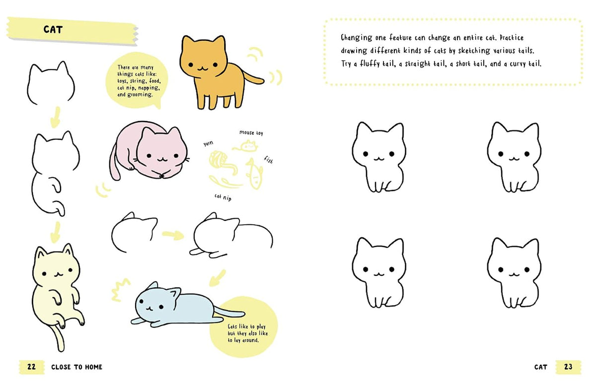 Kawaii: How to Draw Really Cute Animals Book