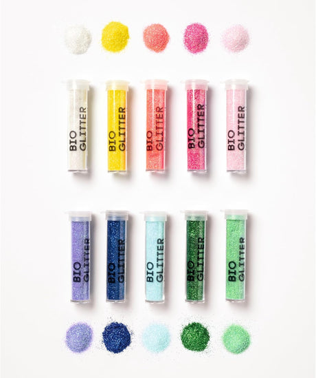 Bio Glitter Mix - Rainbow (10 Tubes)