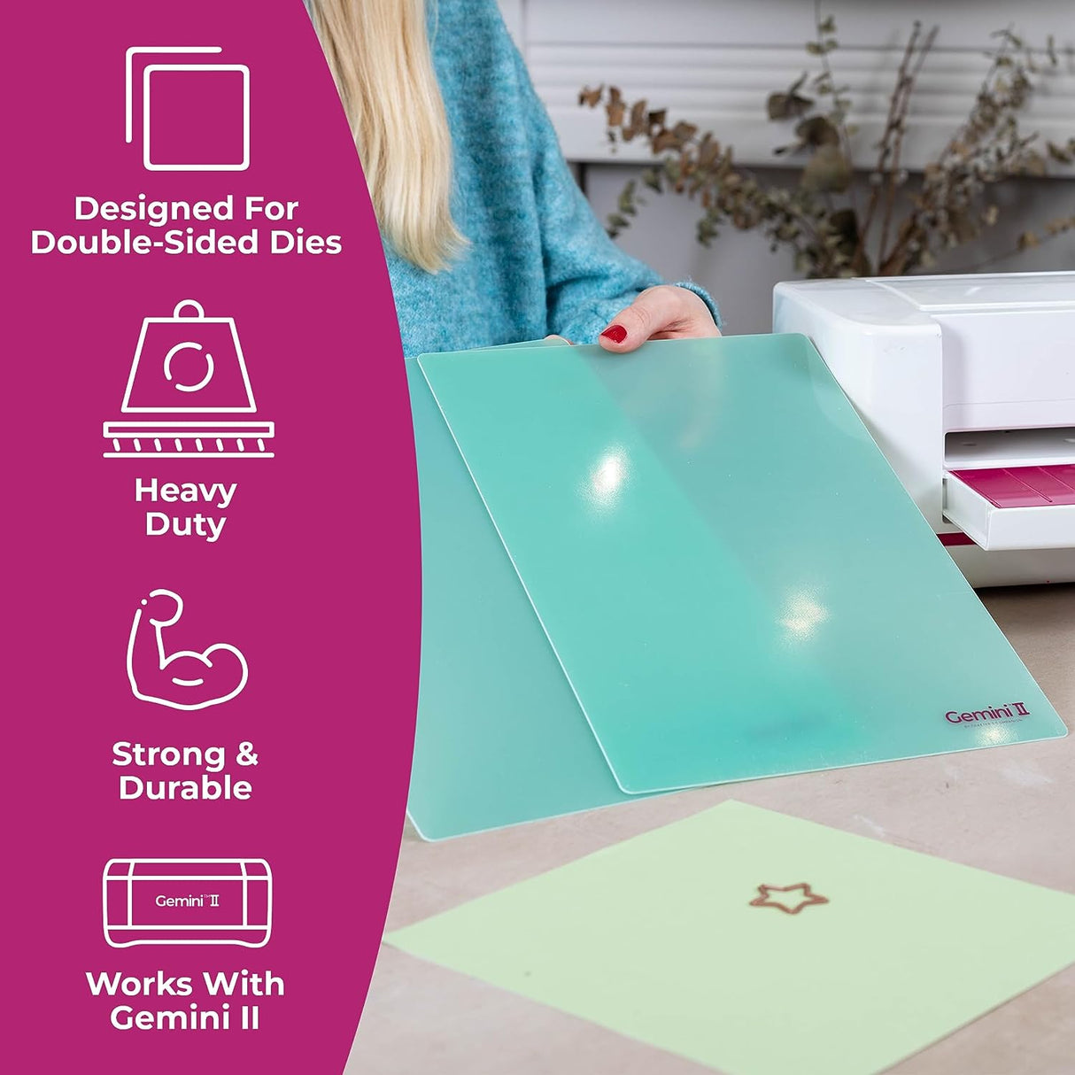 Gemini II Accessories - Cutting Plates for Double-Sided Dies