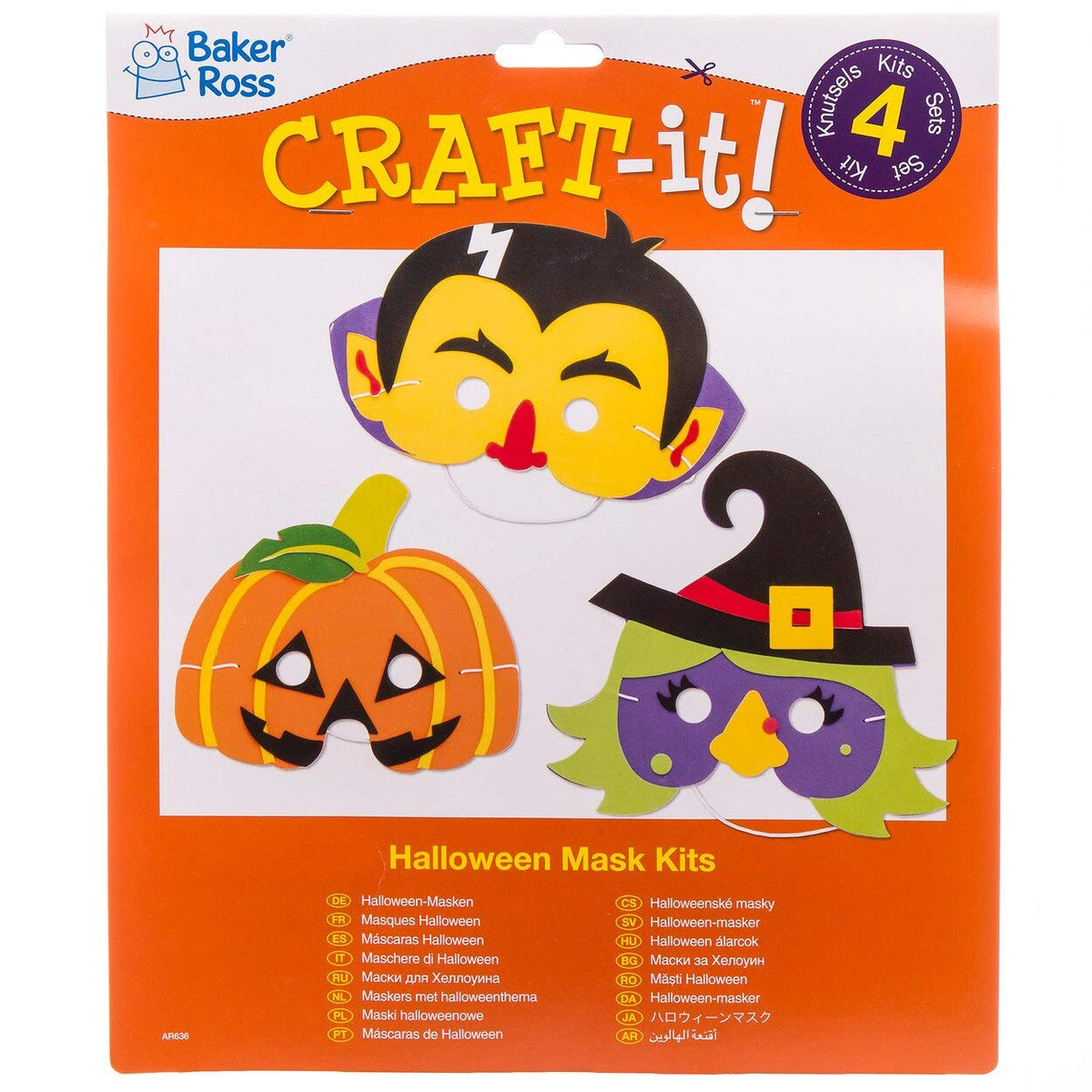 Masque A Colorier Pour Enfant Baker Ross FN020 Maya-Masken-Sets - 8er-Pack, Bastelsets Fu00fcr Kawaii Mask Masque A Colorier Pour Enfant Baker Ross FN020 Maya-Masken-Sets - 8er-Pack, Bastelsets Fu00fcr Kawaii Mask