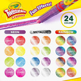 Crayola Mini Twistables Crayons - Fun Effects (24 Pack)