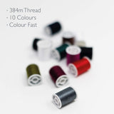 Dark Mix Thread Selection - 12 Pack