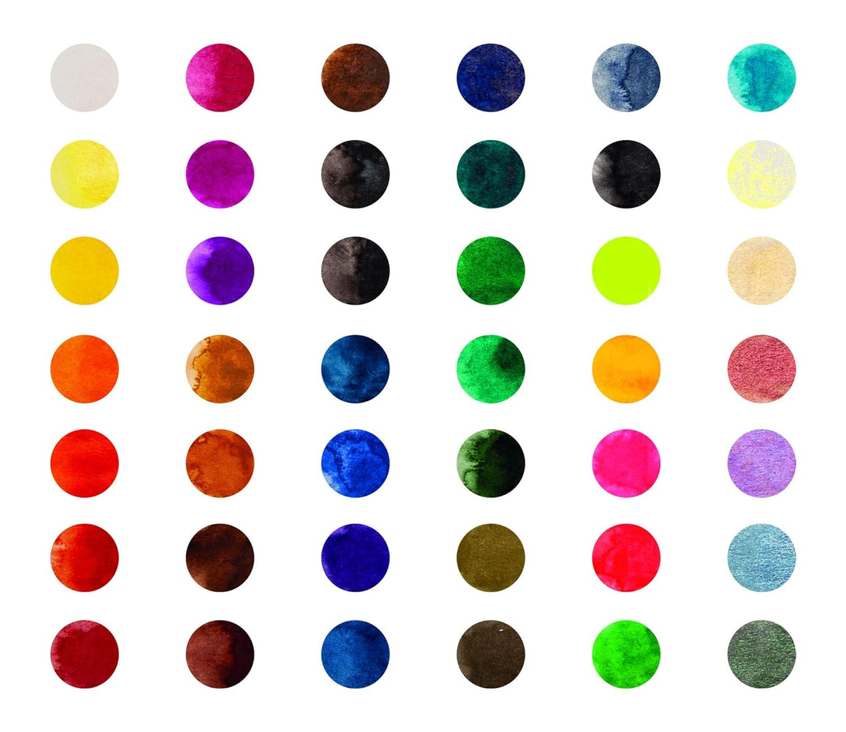 Elements Watercolour Paint Set - 42 Premium Watercolour Whole Pans