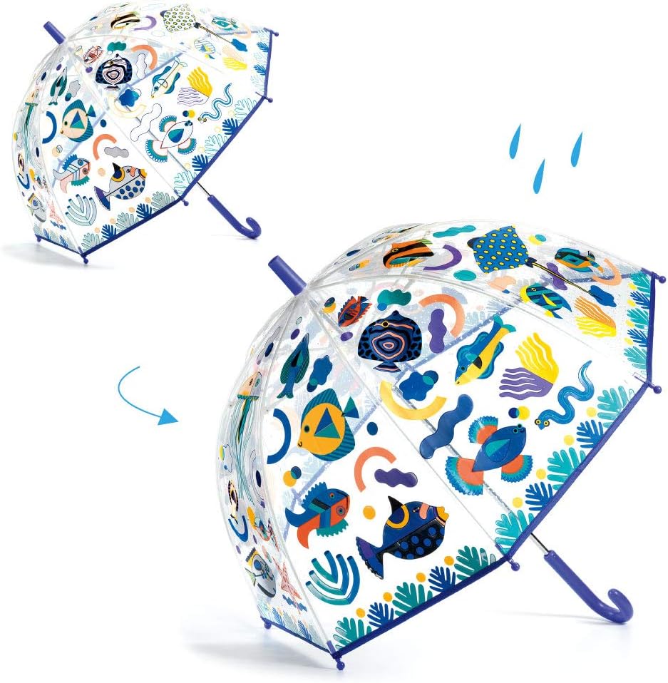 Djeco Colour Change Umbrella - Fishes