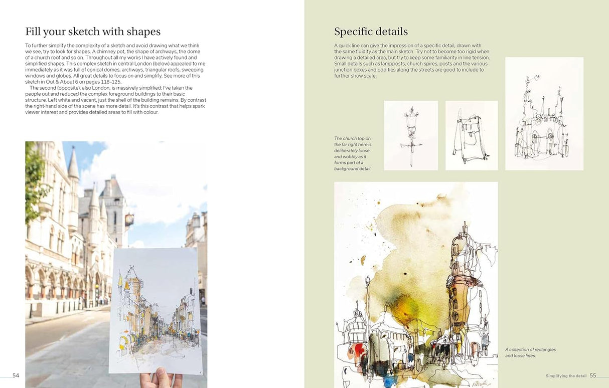 Line and Wash in the Urban Landscape Book
